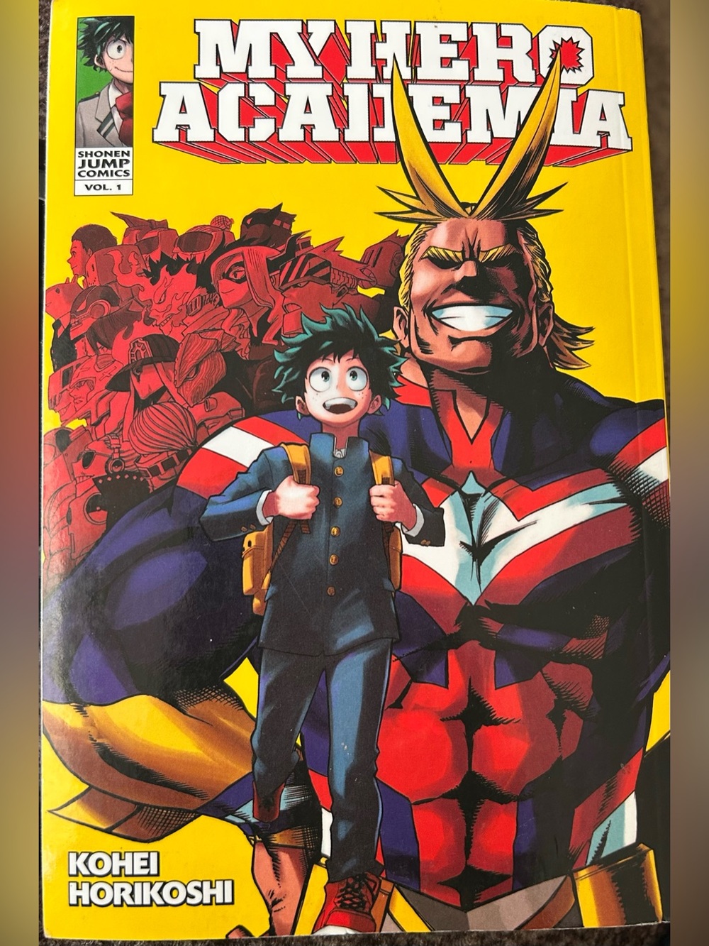 My Hero Academia Manga Horikoshi Kohei Vol 1 English Paperback Graphic Novel
